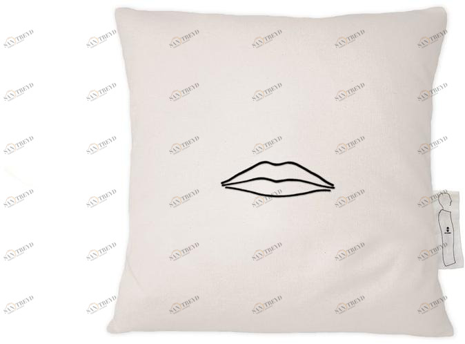 Kiasmo Квадратная подушка из льна Notes Kdcn3