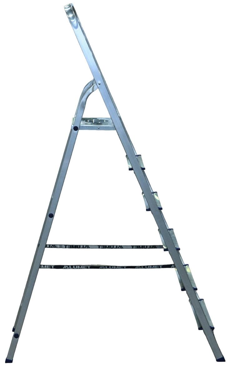 Стремянка алюминиевая 6 ст ALUMET Ам706 - Вид №2