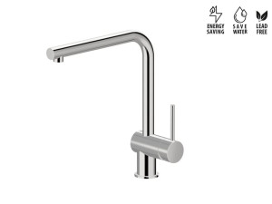 Смеситель для кухни с одним отверстием и поворотным изливом