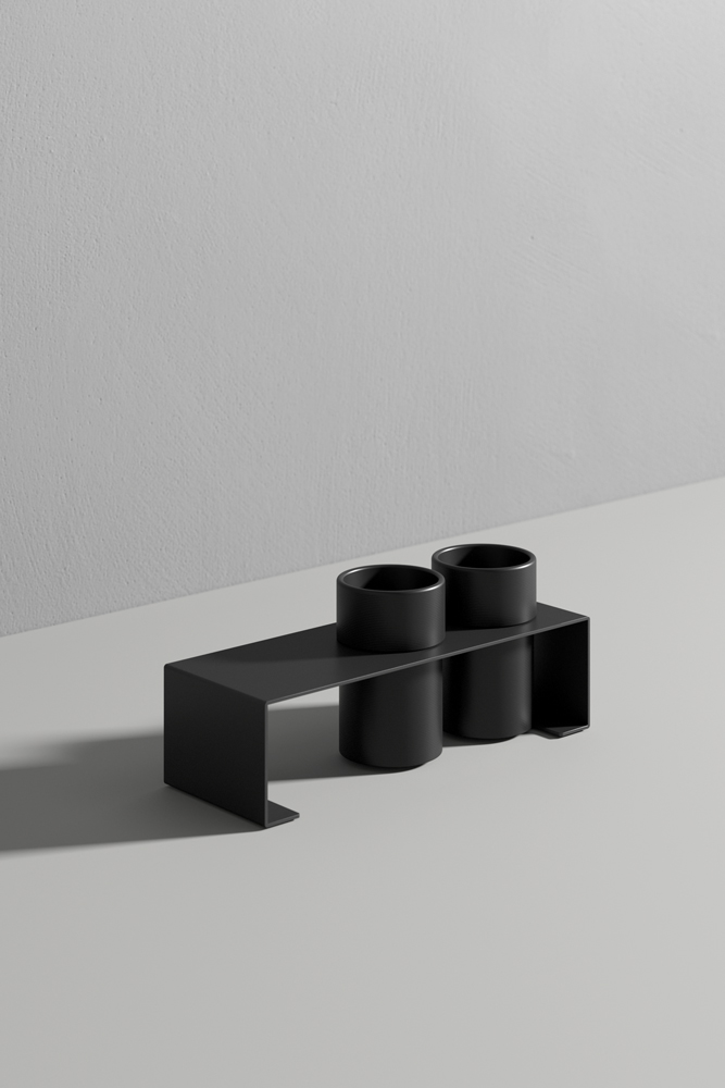 Rexa Design Подставка с двойным держателем для зубных щеток REXA-ST317 