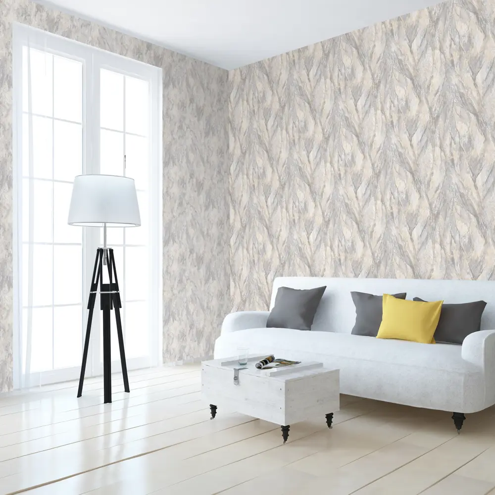 Обои флизелиновые Ateliero Borjomi серые 1.06 м 989967 STLM-2181819 - Вид №3