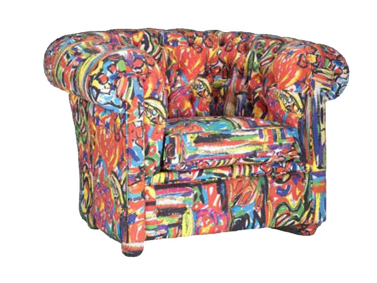 Тканевое кресло с подлокотниками Mirabili Francesco Cuomo ARCH-00012393