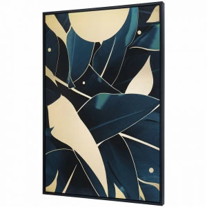 Панно интерьерное с подрамником из дерева 90х60 см сине-золотое Tomas Stern TOMAS STERN  00-3872654 Золото;синий;разноцветный