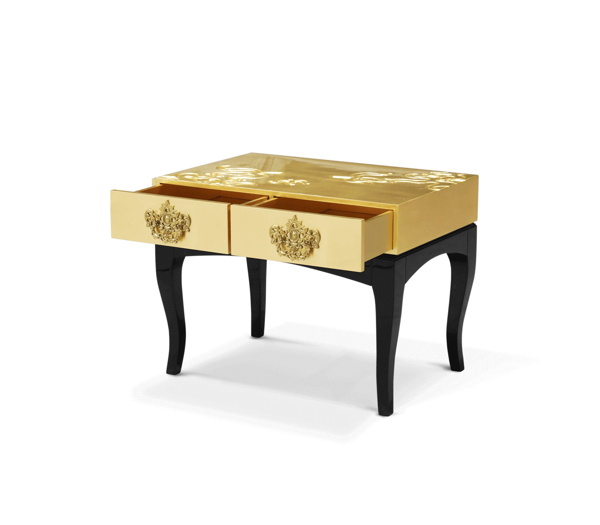 0-234 Золотая тумбочка Тринити Boca Do Lobo  - Вид №1