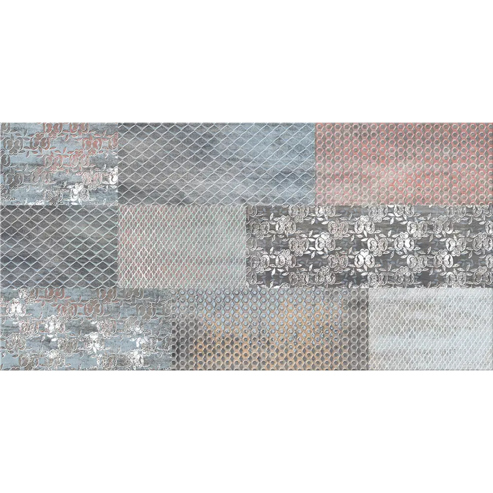 Плитка настенная Azori Pandora Grafit Orient 31.5x63 см 1.59 м² бетон цвет графит STLM-2103024