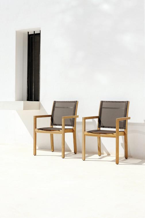 MNST854 Стул teak 130 Manutti Siena - Вид №6