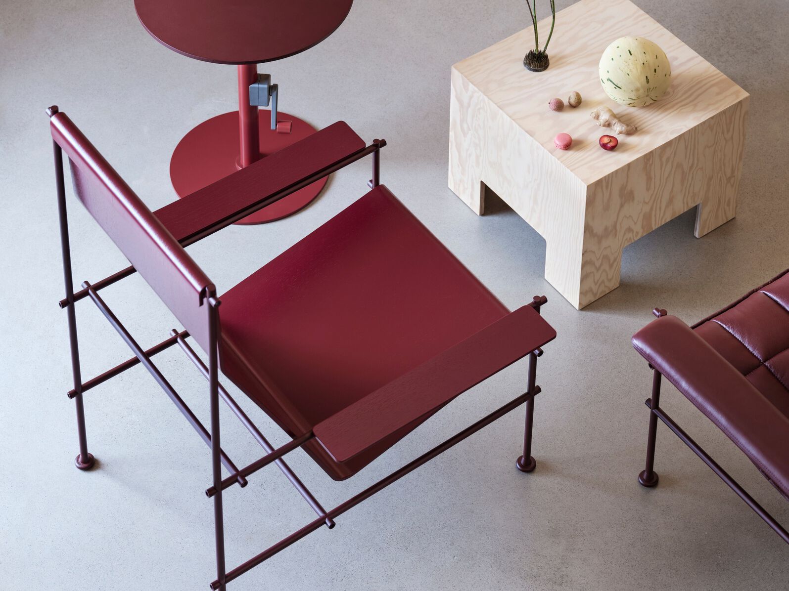 Стальное и деревянное кресло с подлокотниками Bla Station VILLHEM ARCH-00129224 - Вид №6