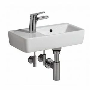 276350000 Подвесная раковина настенная прямоугольная Keramag  белая