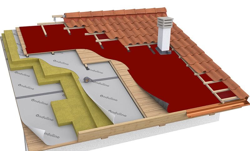 Битумный гибкий экран под крышкой ONDULINE ITALIA ONDUTISS ARCH-00067603 - Вид №1