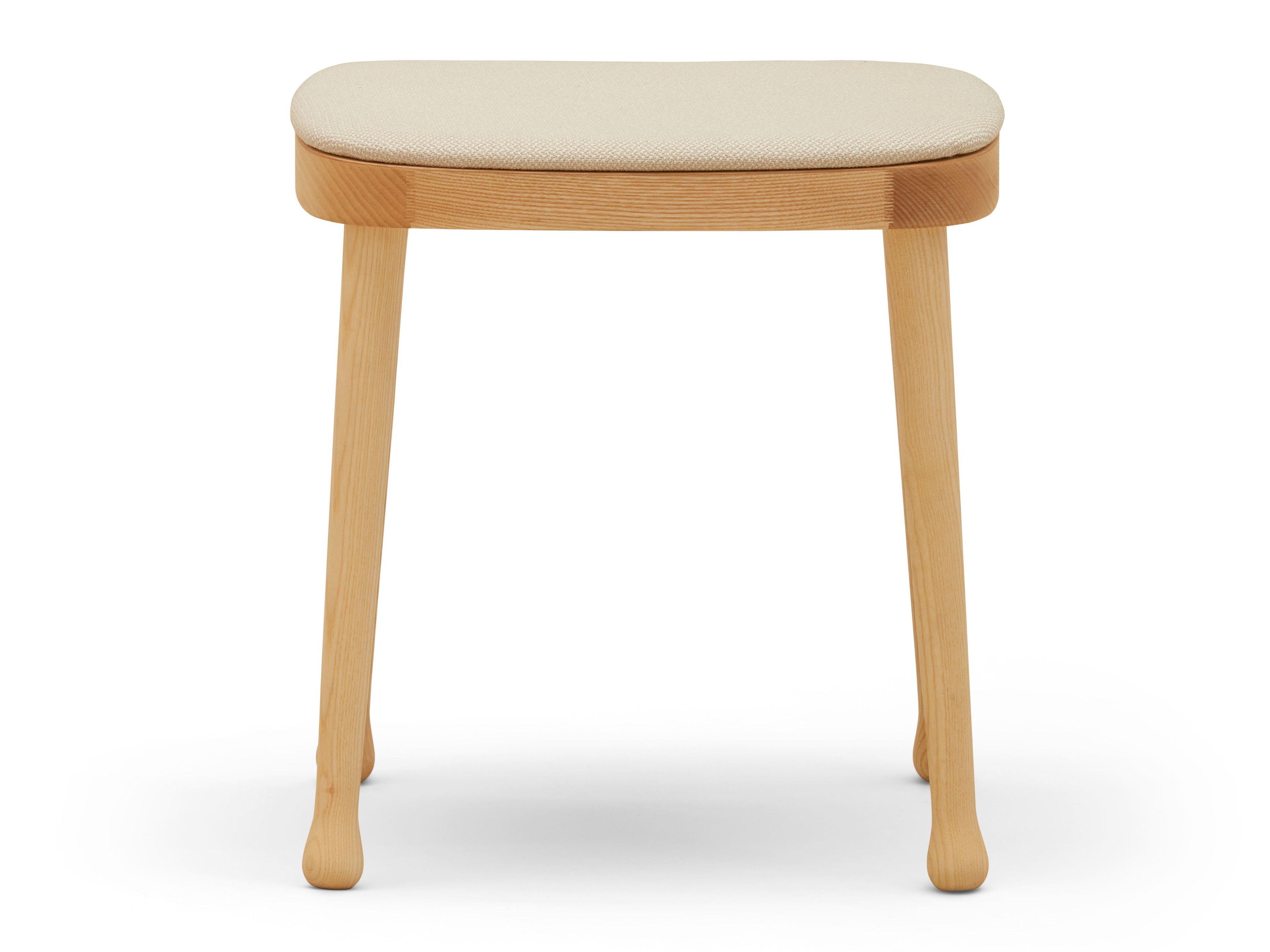 Низкий табурет из ясеня с мягким сиденьем Billiani Frisée ARCH-00114292