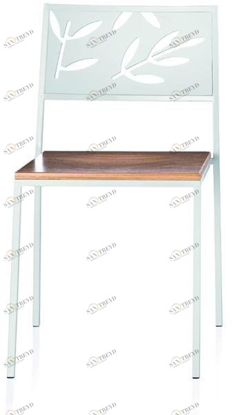 ALMA DESIGN Стул из лакированной нержавеющей стали штабелируемый Wonka 1021