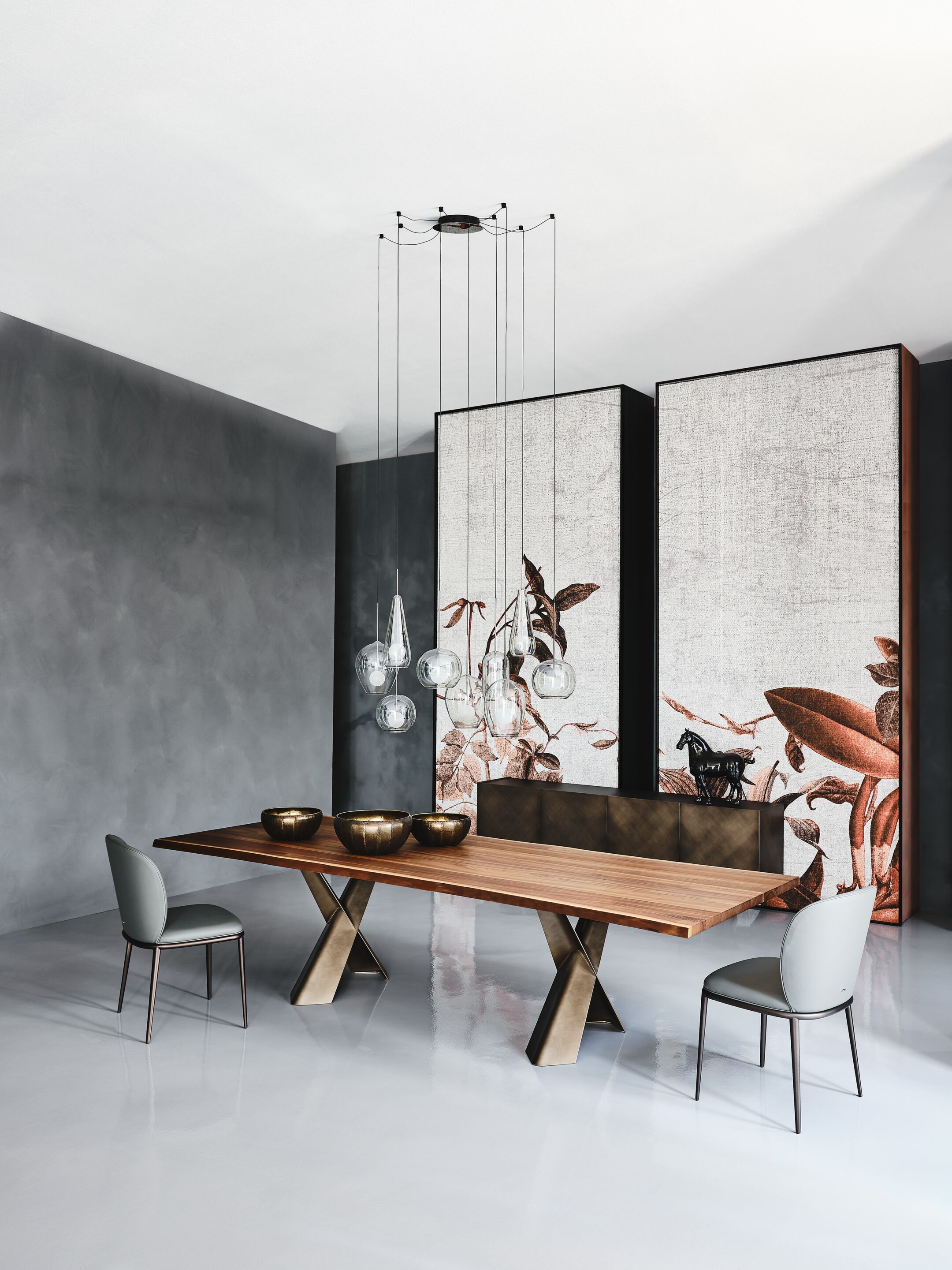 Стальной и деревянный бочковый стол Cattelan italia MAD MAX WOOD ARCH-00129890 - Вид №5