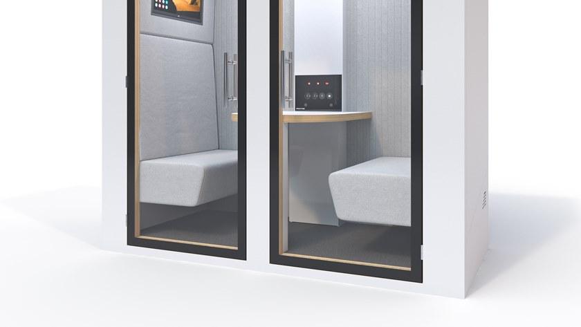 SBS Silence Business Solutions Акустическая будка с мультимедийным подключением для двух человек Procyon sun-id-1433376 - Вид №4