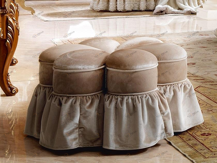 Barnini Oseo Пуф из круглой ткани с обивкой David Dv 37