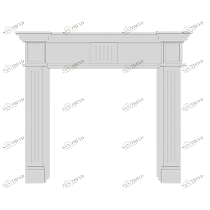 ЕВРОПЛАСТ 1.64.100 Элементы декоративного камина Пенополиуретан 