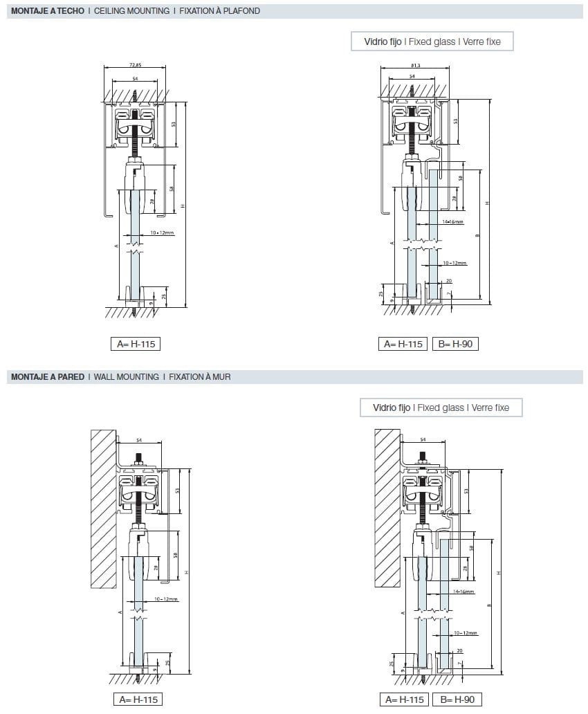 Система раздвижных дверей Saheco ESSENTIAL GLASS XXL ARCH-00116960 - Вид №1