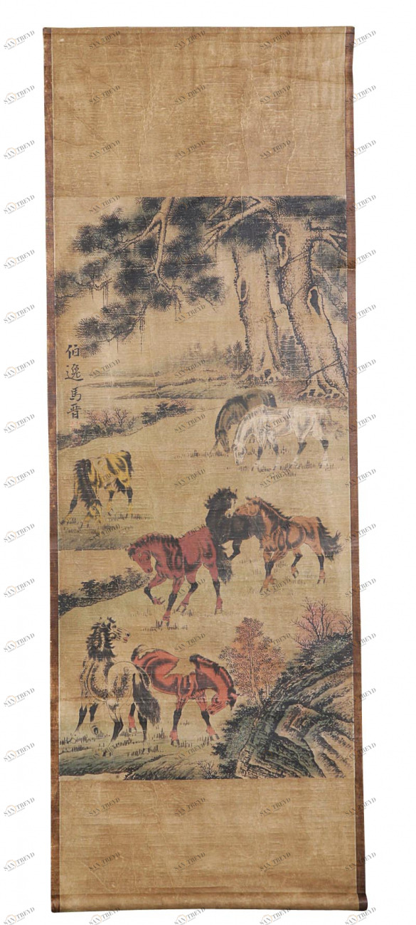 Панно " Лошади" ДОМАШНЯЯ ОБСТАНОВКА  017389 Мультиколор Santreyd 