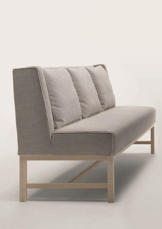 Marac Скамья со спинкой, обитая тканью sun-id-1473494 - Вид №2