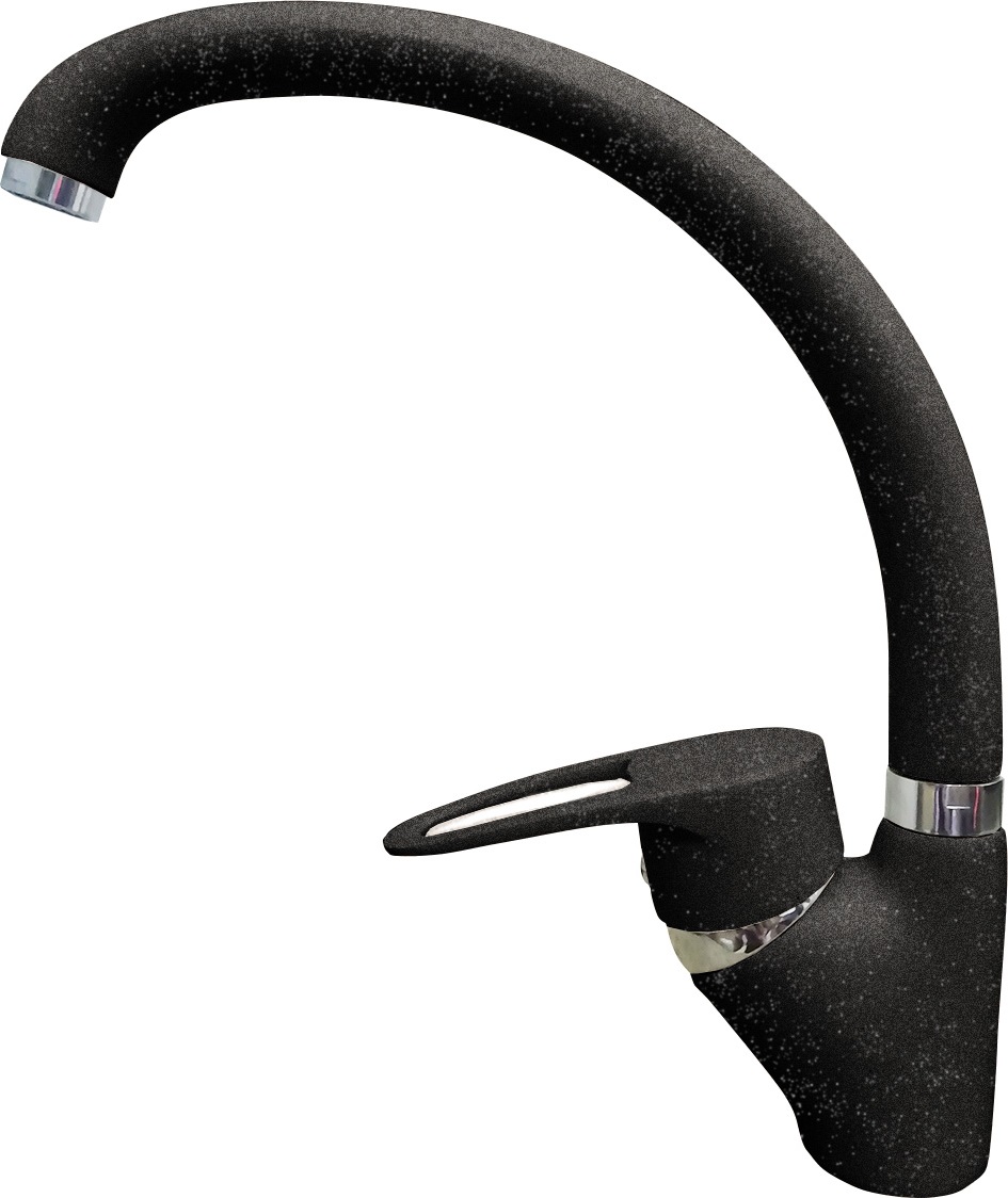 Кухонный смеситель 1024 черный GranFest 