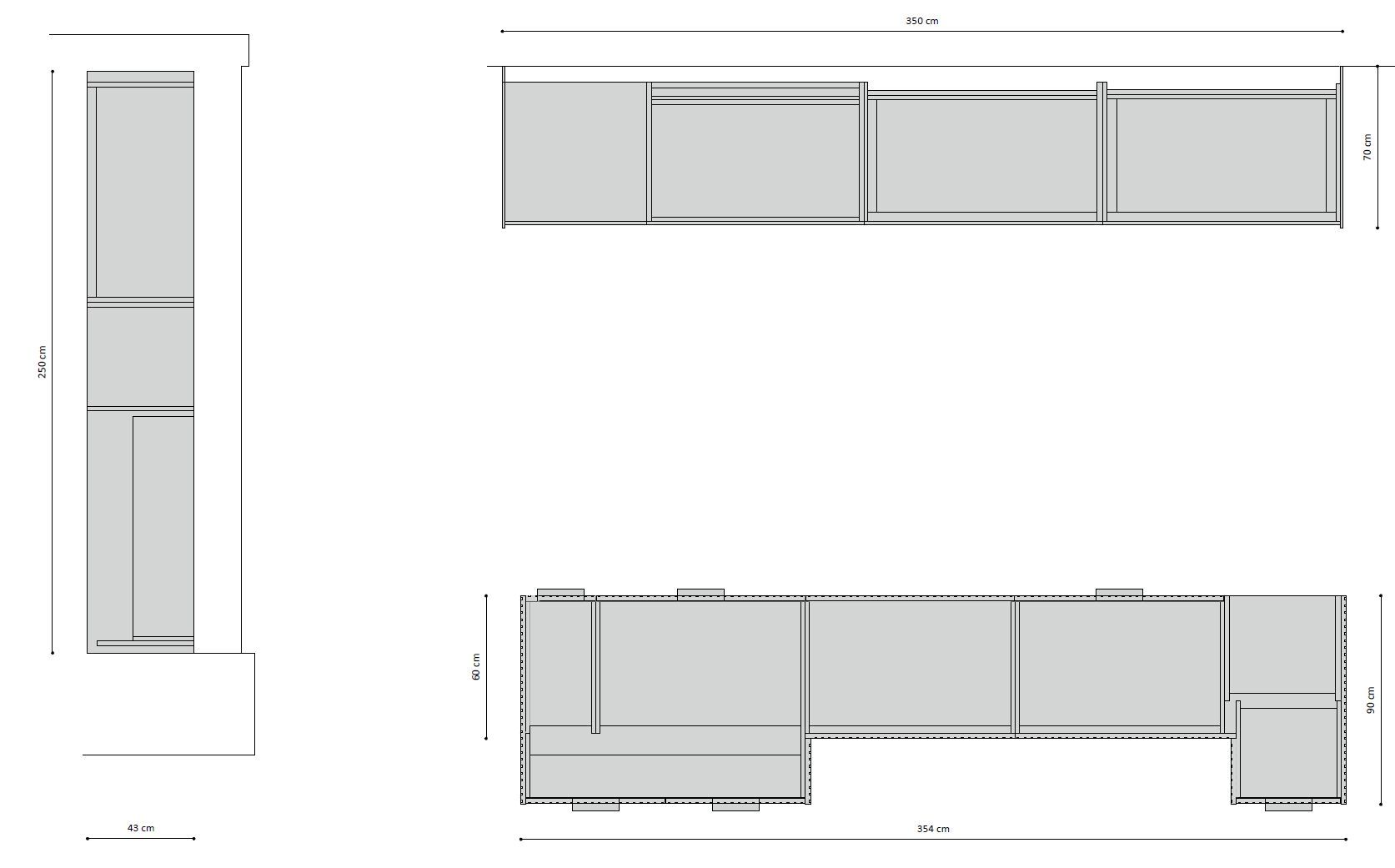 Линейная кухня с островом TM Italia Cucine Miuccia ARCH-00110469 - Вид №12