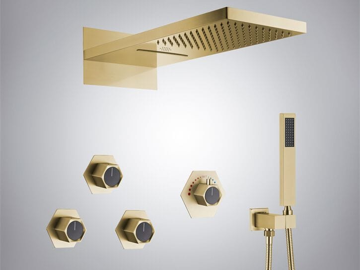 Термостатический встраиваемый душевой набор с насадкой для душа Fontana Showers питьевой фонтанчик ARCH-00137370