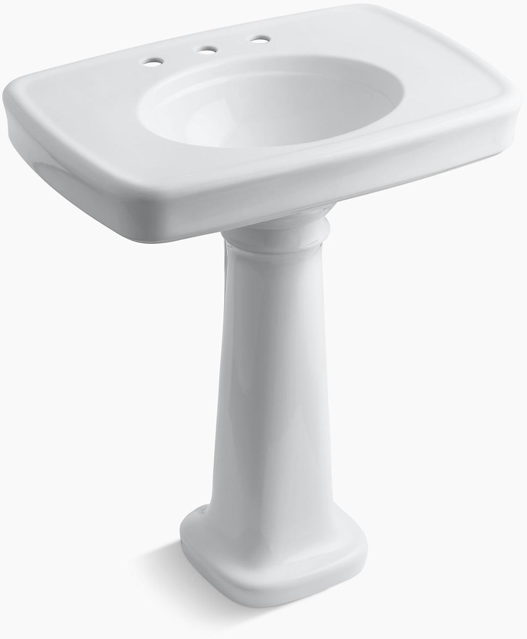 K-2347-8-96 Напольная раковина стоящая прямоугольная Kohler  - Вид №1