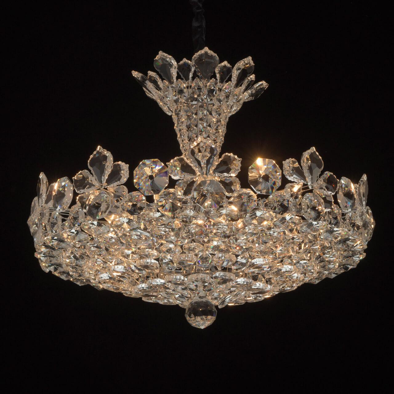 Подвесная люстра MW-Light Лаура 3 345010814 MW-LIGHT ДИЗАЙНЕРСКИЕ, ЛАУРА 181810 Хром  - Вид №3