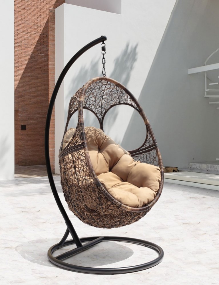 Кресло подвесное Solar IMPEX  132333 Бежевый;коричневый  - Вид №1