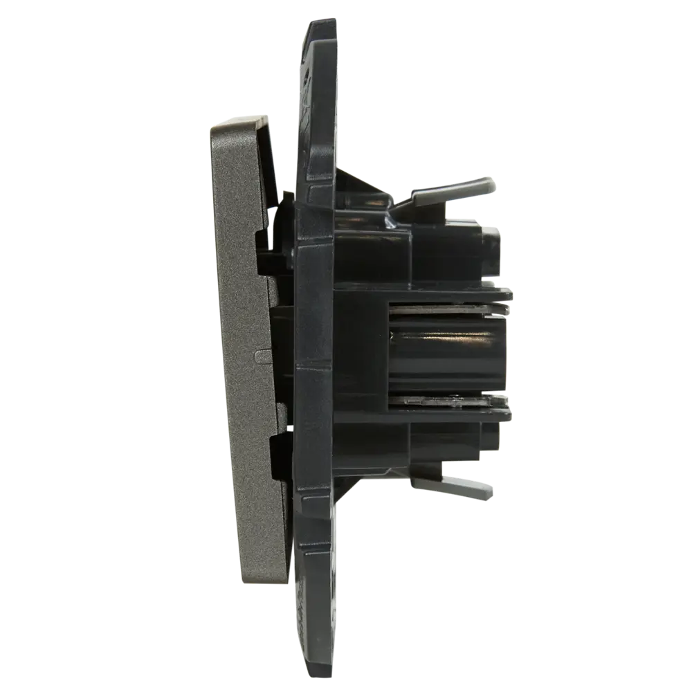 LEXMAN LILIAN - Одноклавишный переключатель скрытого монтажа в цвете Титан 86761686 STLM-1111913 - Вид №2