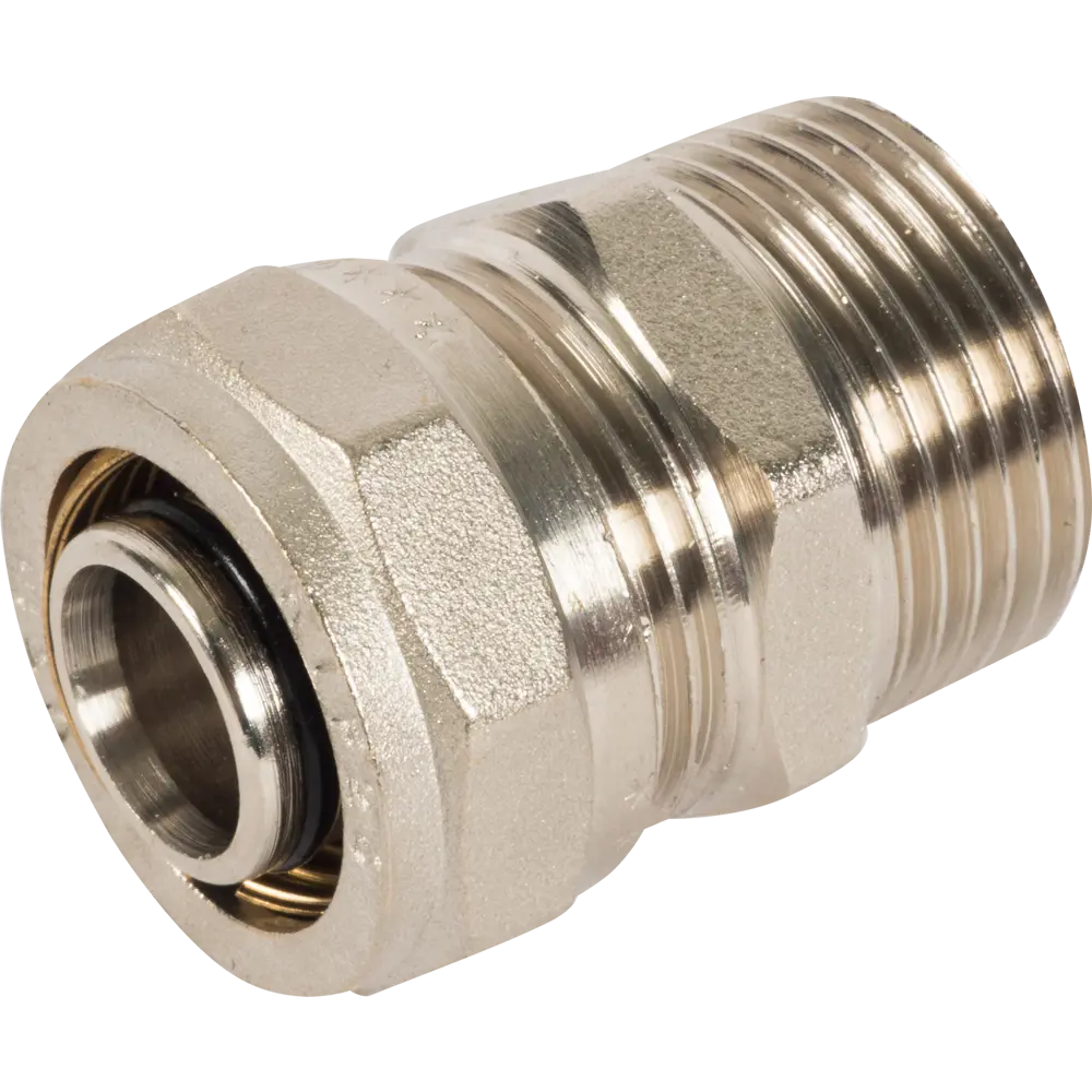 Переходник Valtec 1"x26 мм НР никелированная латунь VTM.301 STLM-2073836