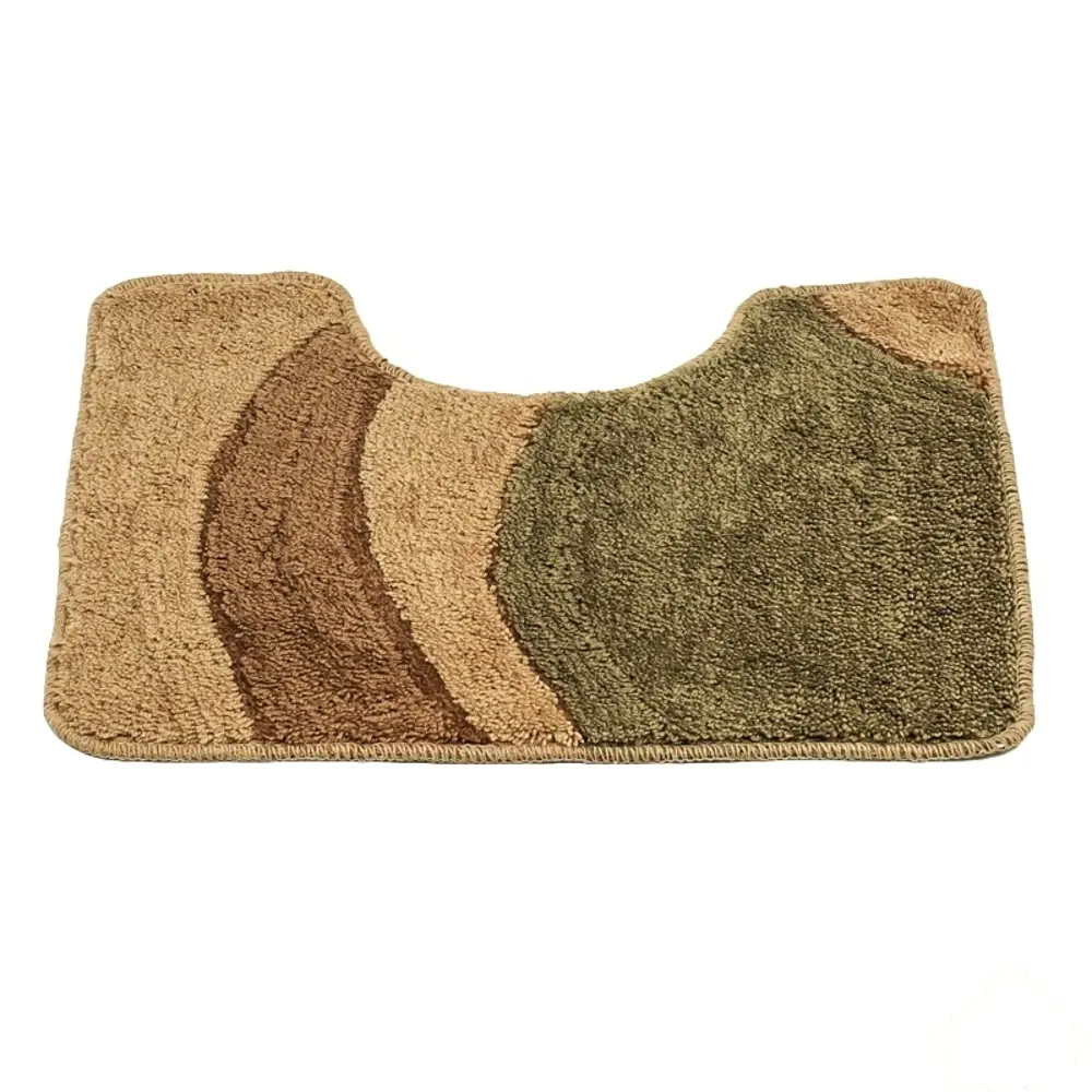 Коврик Волна 40x50 см для туалета, фисташковый Santreyd Без серии STLM-2048829