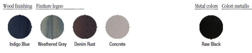 Круглый стол из стали и дерева MOROSO Overdyed ARCH-00135464 - Вид №3