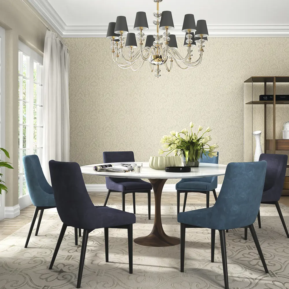 Обои флизелиновые Rasch Chatelaine II бежевые 1.06 м RA RA 955224 STLM-2016879 - Вид №3