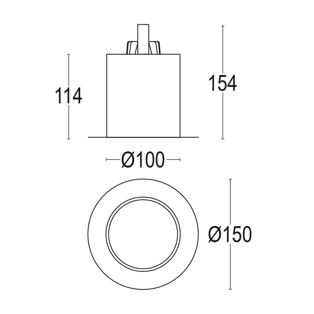 HIDE 1R RD Ghidini Hide RD .01 Белый (Матовый)  - Вид №3