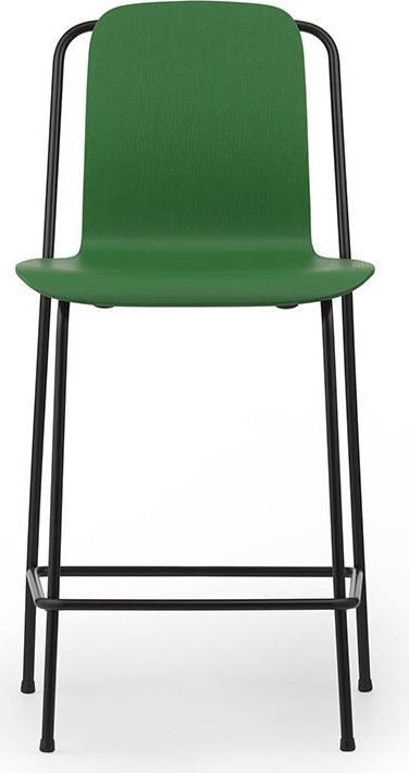 601958 Барный стул 65 см, черный, сталь / зеленый, Normann Copenhagen Studio - Вид №1