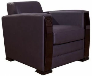 HUGUES CHEVALIER Мягкое кожаное кресло Iconic