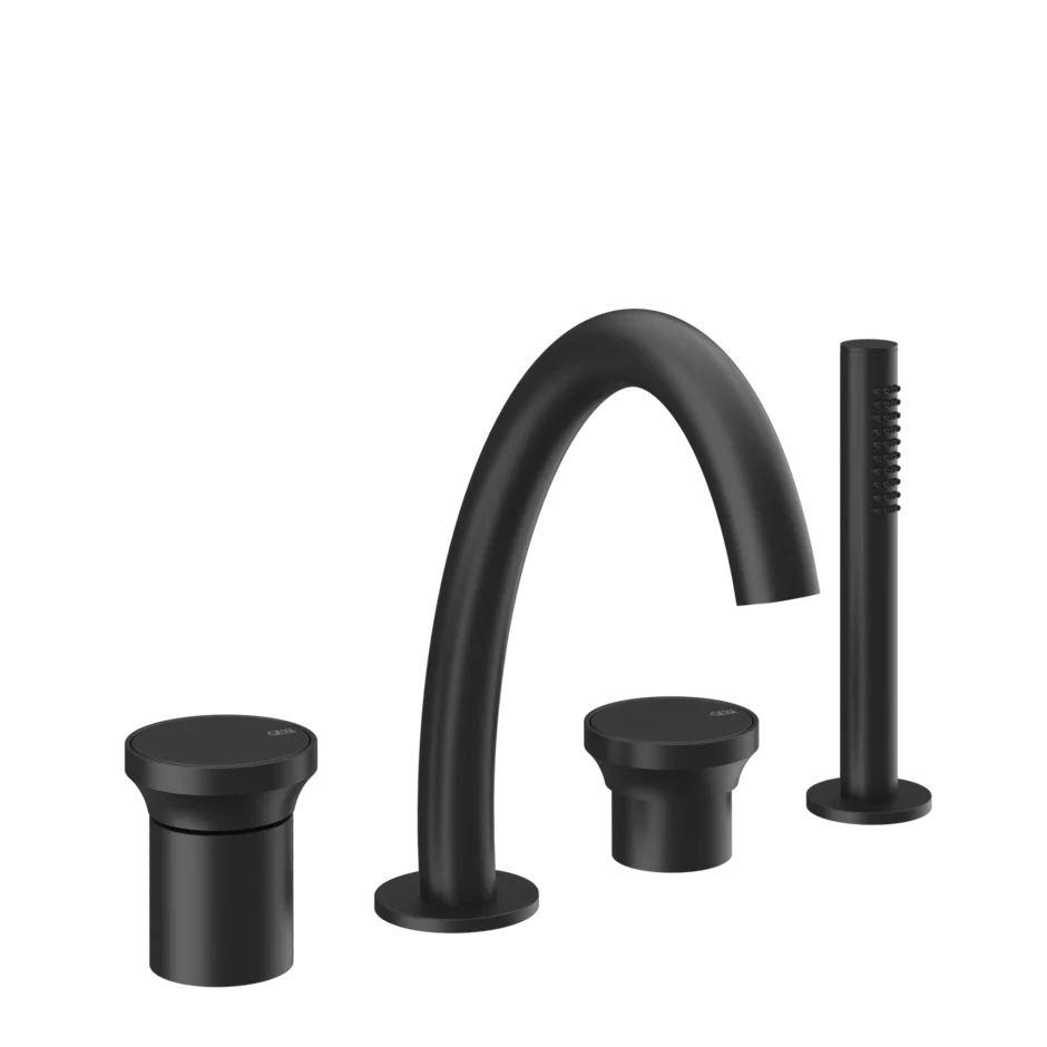 Смеситель для ванны 66037 299 Gessi Origini МАТОВО-ЧЕРНЫЙ 66037299