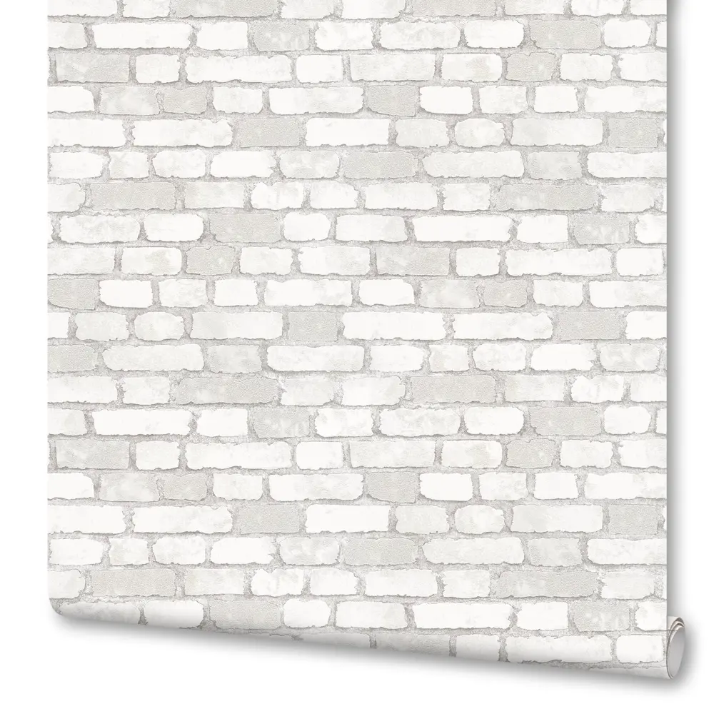 Обои флизелиновые Marburg Brique белые 1.06 м 97987 STLM-2146220