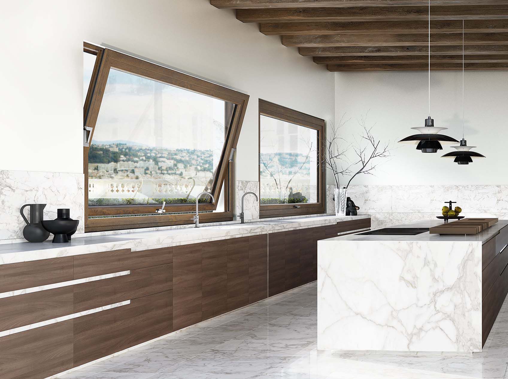 ПВХ парящее окно D&V Serramenti BILICO ARCH-00073738 - Вид №3