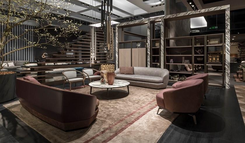 Giorgetti 3-х местный тканевый диван sun-id-1438728 - Вид №3