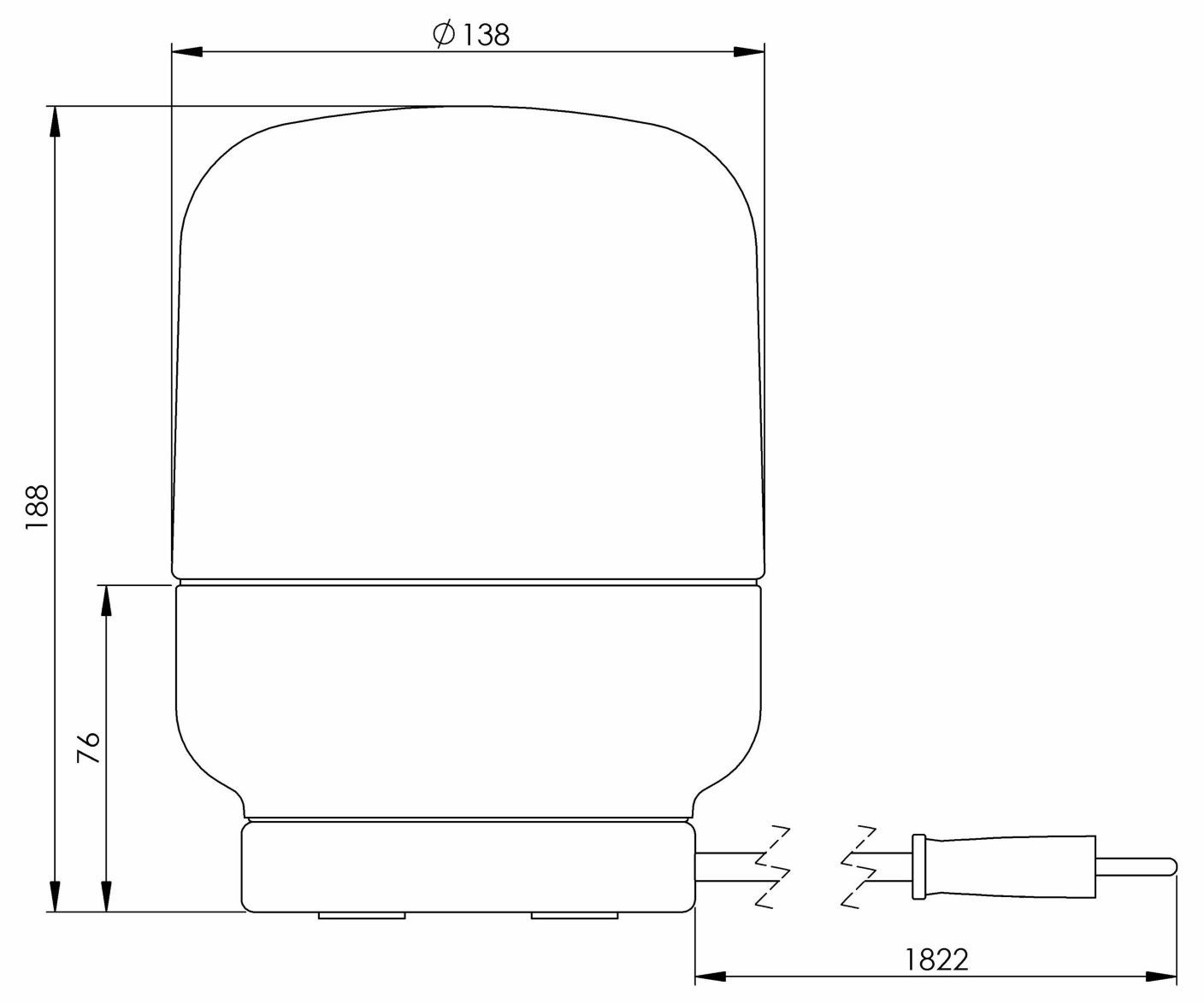 Настольная лампа из фарфора и опалового стекла Ifö Electric Ohm ARCH-00052584 - Вид №4