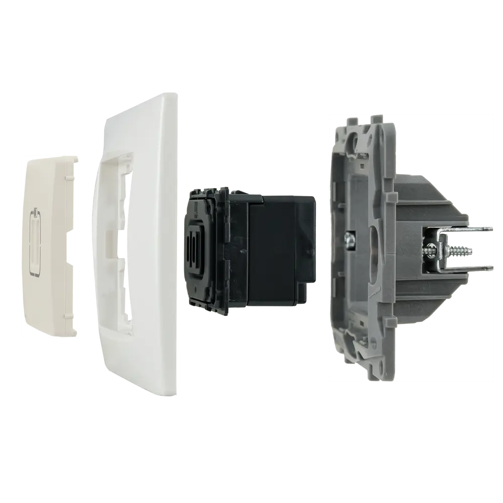 Зарядное устройство USB тип С / тип С - Legrand Etika - 3000мА 15Вт - слоновая кость STLM-2071387 - Вид №6