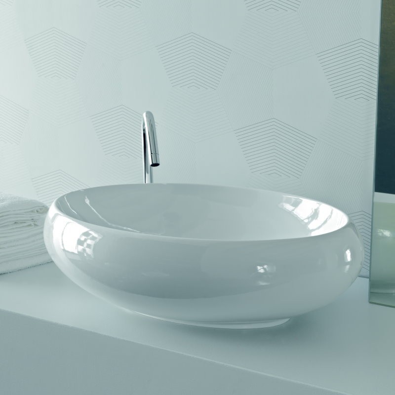 43427 Накладная раковина на столешницу  овальная Ceramica Hidra  - Вид №2
