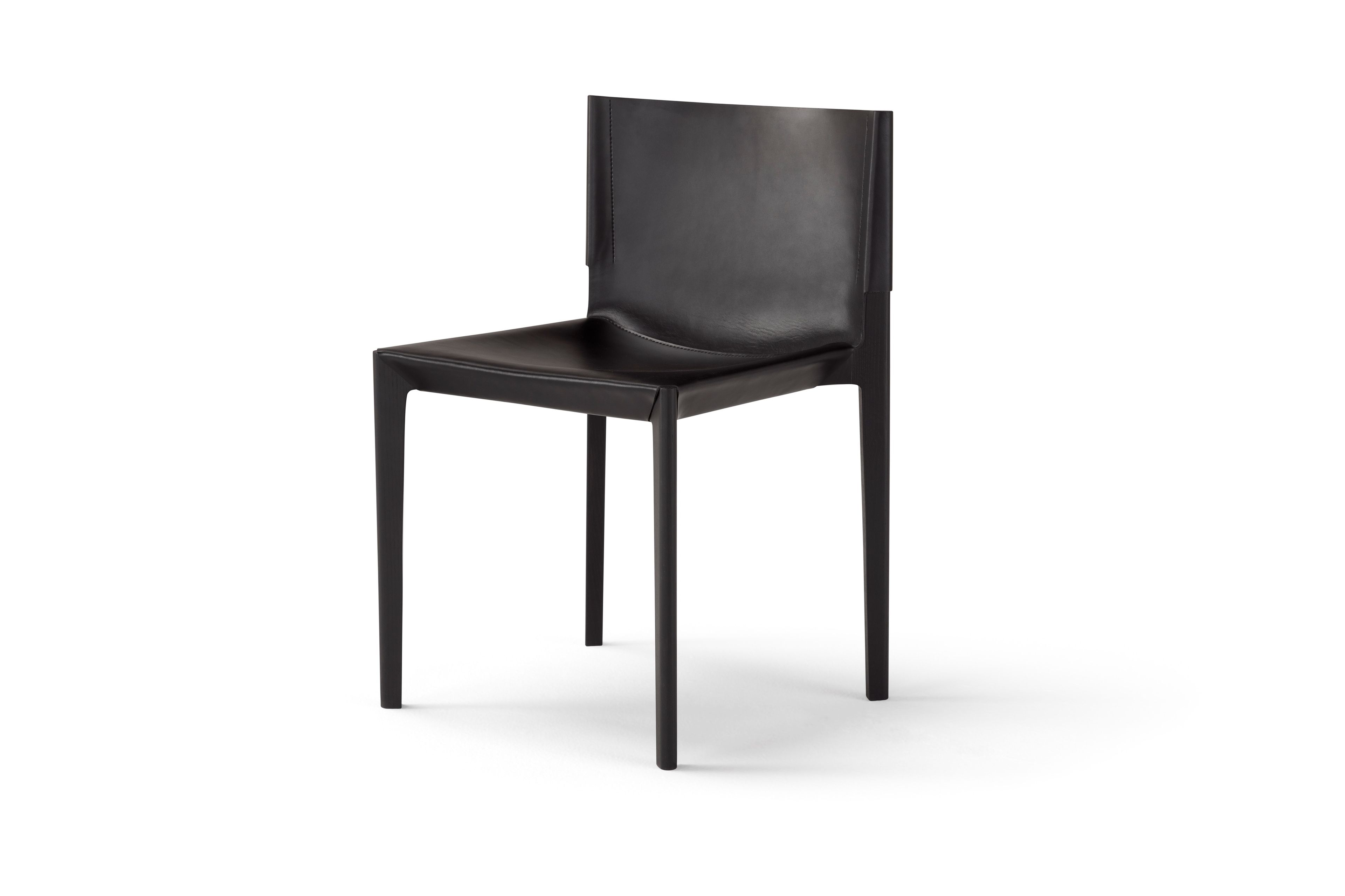 Стул из кожи и дерева Amura Stilt ARCH-00067343 - Вид №7