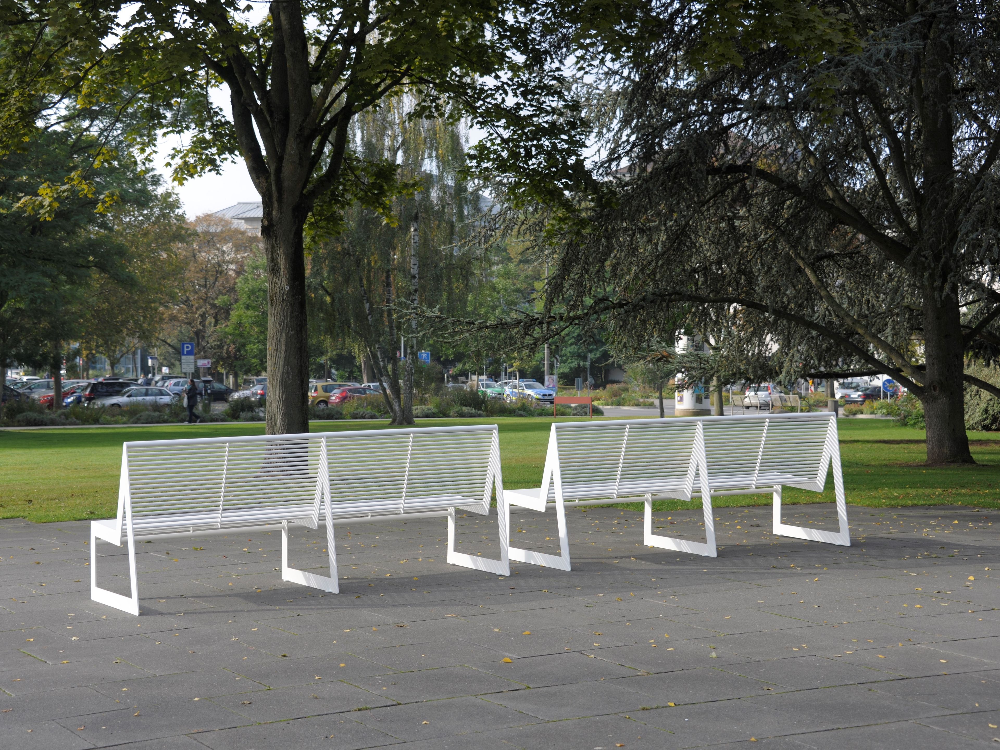 Скамья из нержавеющей стали со спинкой BENKERT BANKE Siardo ARCH-00036234 - Вид №2