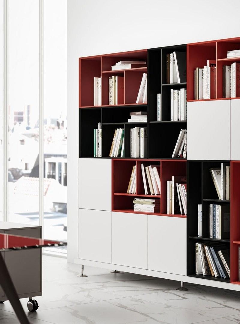 Las Mobili Модульный офисный книжный шкаф Enosi evo sun-id-1516138 - Вид №1