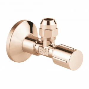 Вентиль угловой GROHE 1/2 дюйма-3/8 дюйма, 1 шт, никель, глянец (22037BE0)