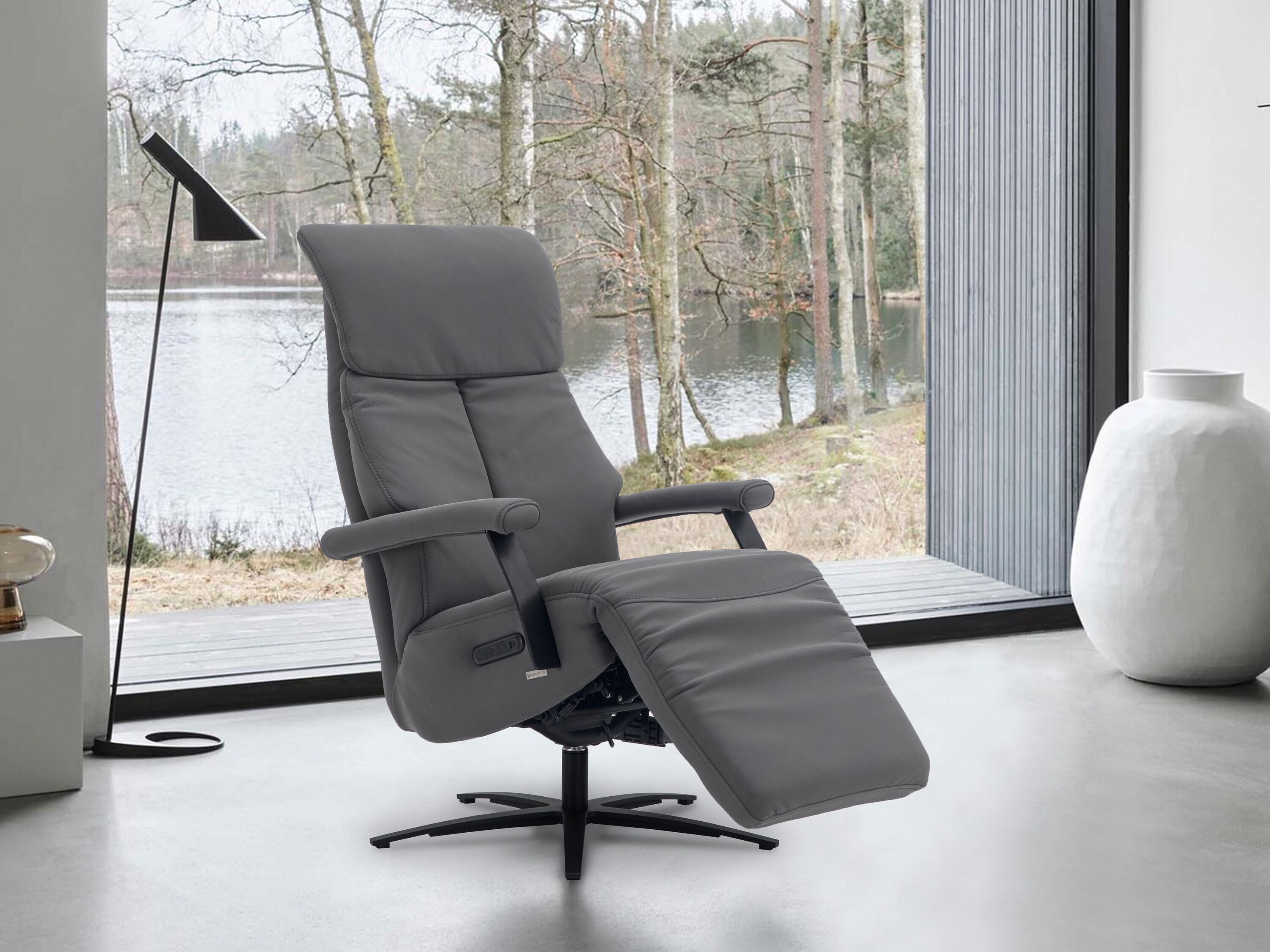 Кожаное кресло с откидывающейся спинкой с электрическим движением CAMPO DE' FIORI CL041 ARCH-00067239 - Вид №25