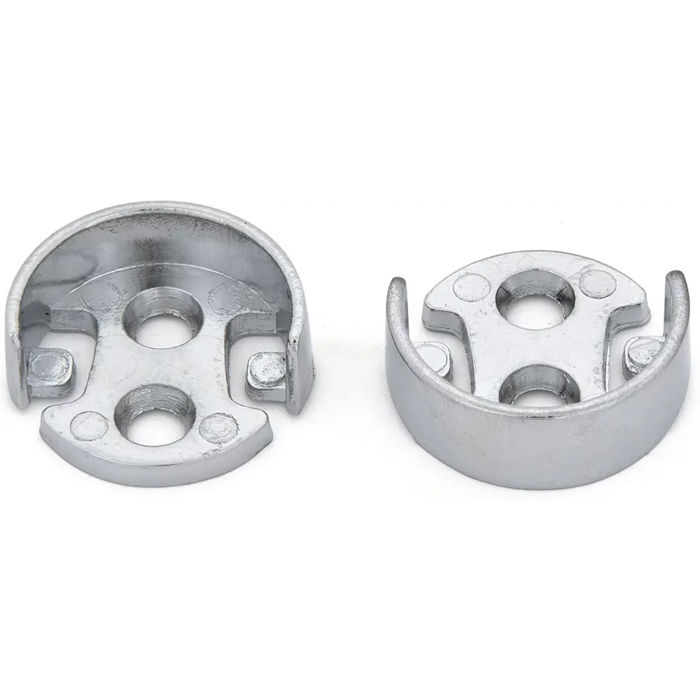 Держатель для трубы 25 мм алюминий цвет хром 2 шт PALLADIUM STLM-2068831 - Вид №1