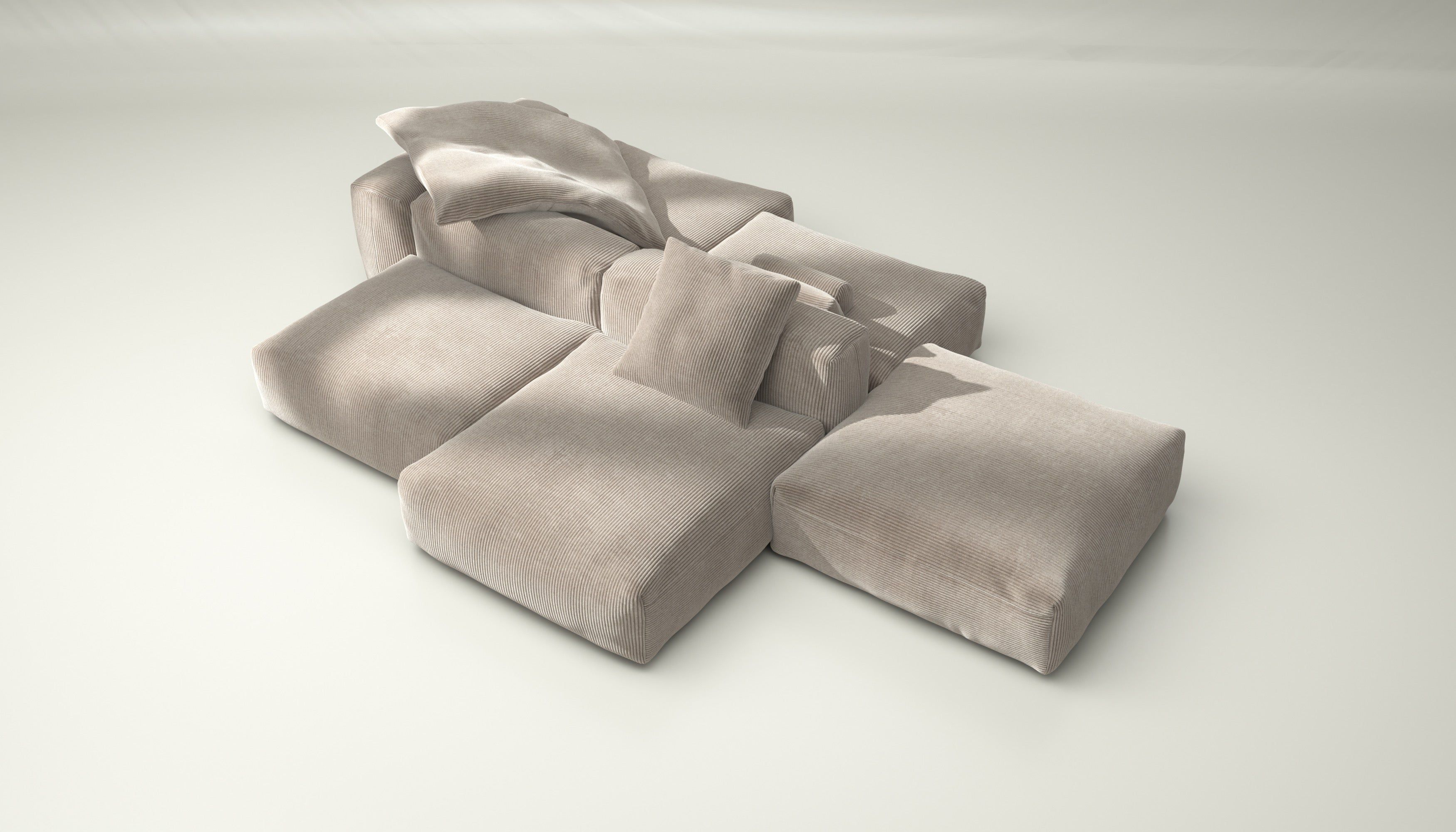 Модульный двухсторонний диван vetsak Cord Velour ARCH-00039756 - Вид №19